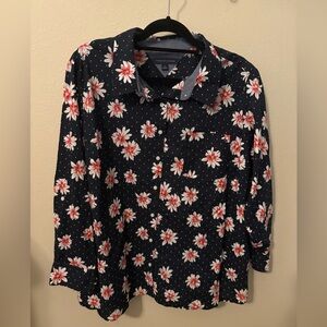 Tommy Hilfiger Navy Floral Shirt